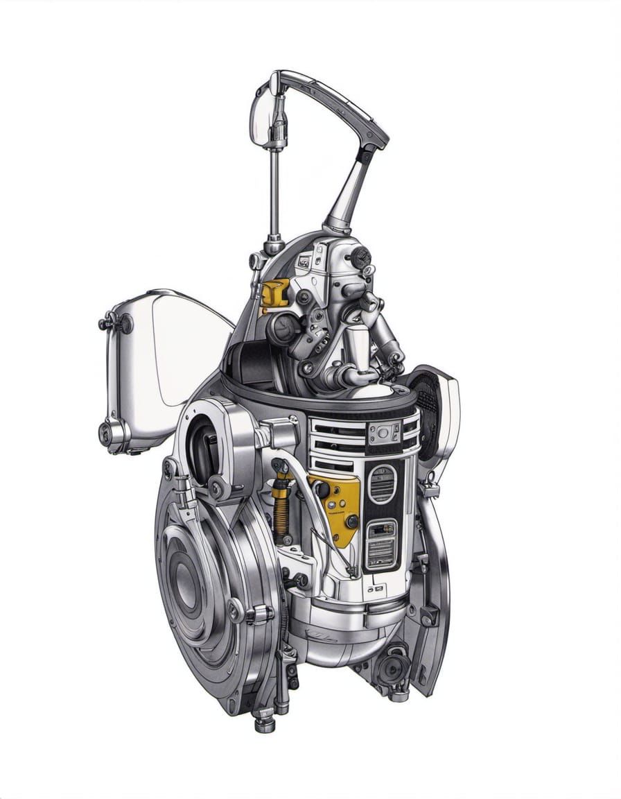 Simple Line Drawing Illustration