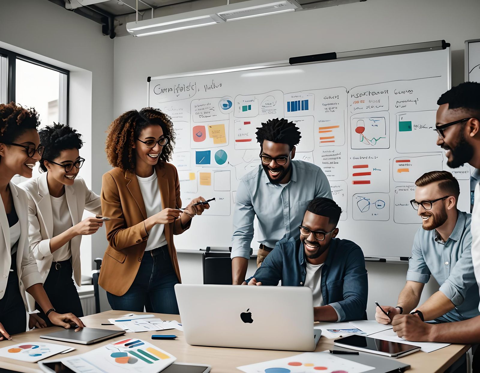 Diverse Marketing Team Brainstorming Campaign Ideas