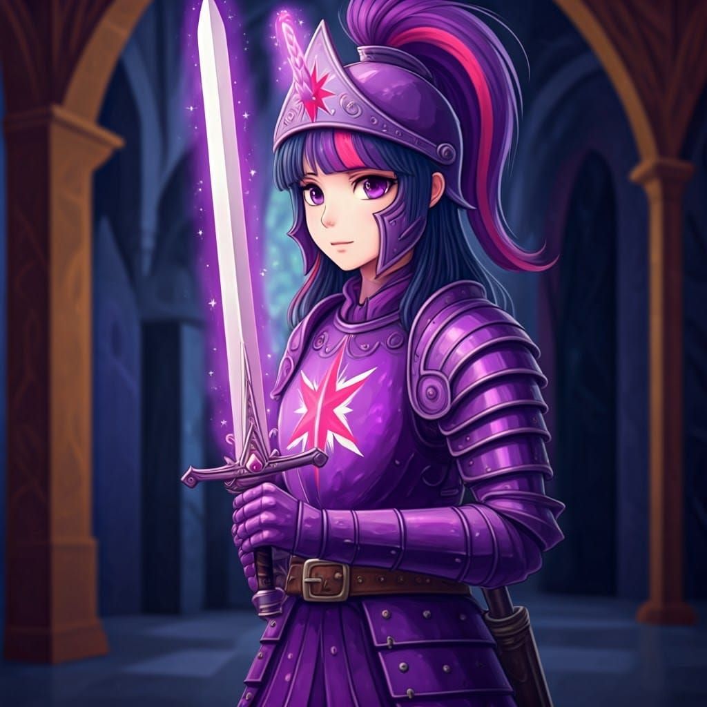 Princess Twilight Sparkle as Castle Guard