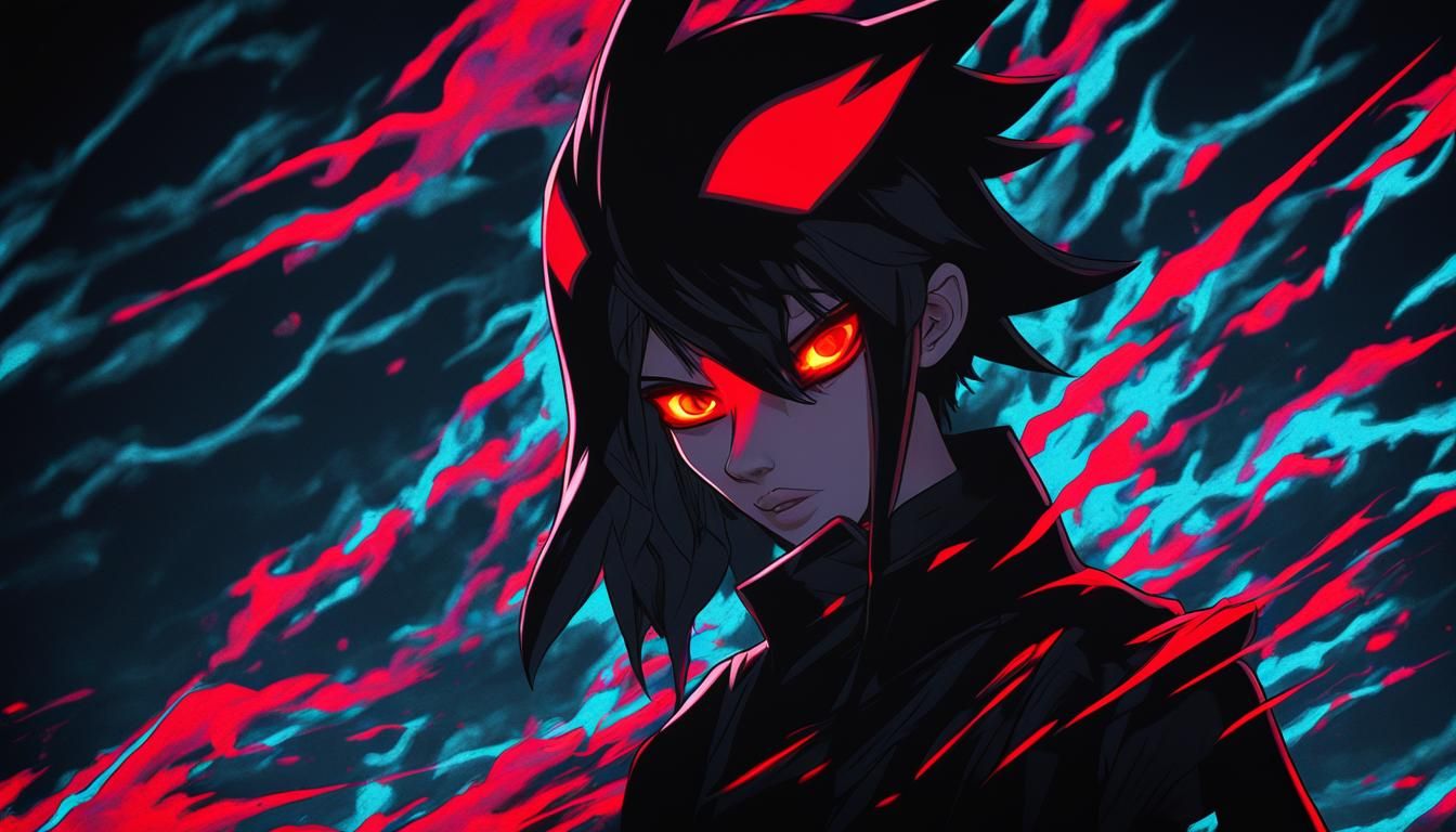 Anime Assassin in Infrared Lighting