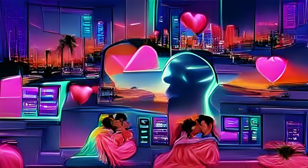 Synthwave Love: A Neon Retro Romance
