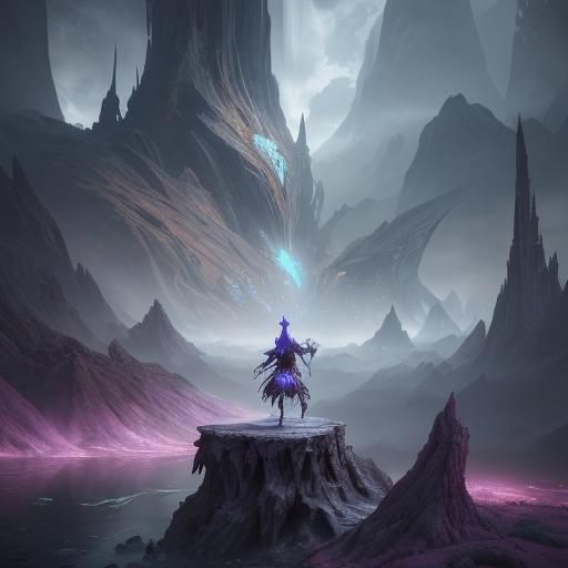 Platinum Heart Fantasy Concept Art in 8K
