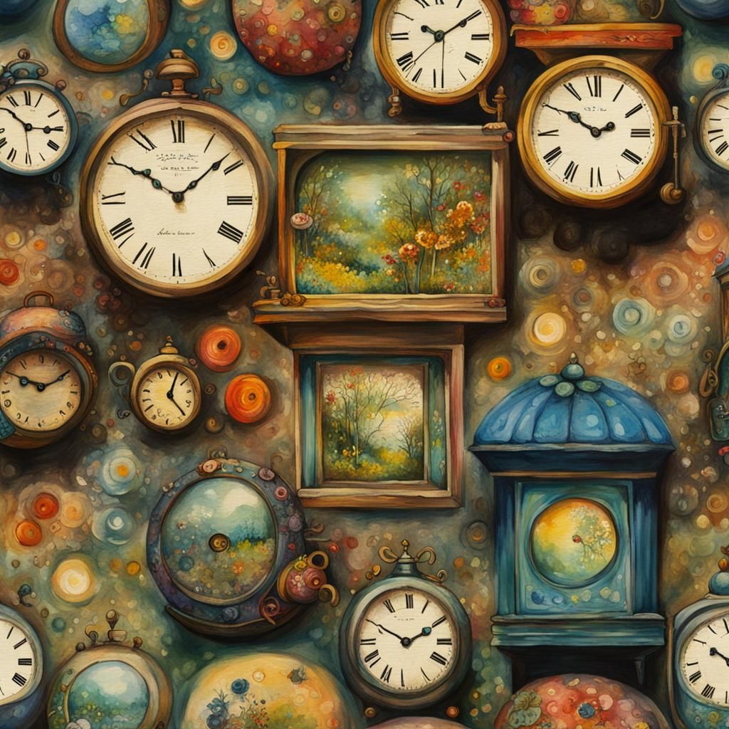 Studio Ghibli Macro Photograph of Illusion of Time