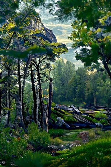 Detailed Landscape Vista Photography in 16K Resolution