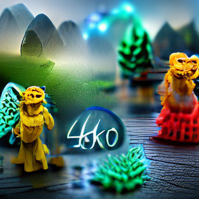 Mystical Creatures Built From LEGO Bricks
