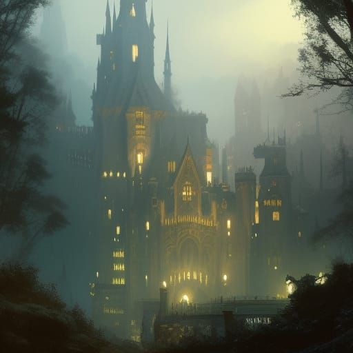 realistic castle