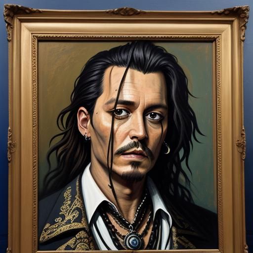 Portrait of Johnny Depp