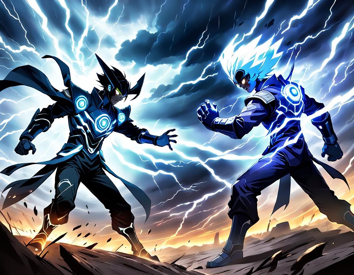 Anime Rivals Clash in Barren Warzone