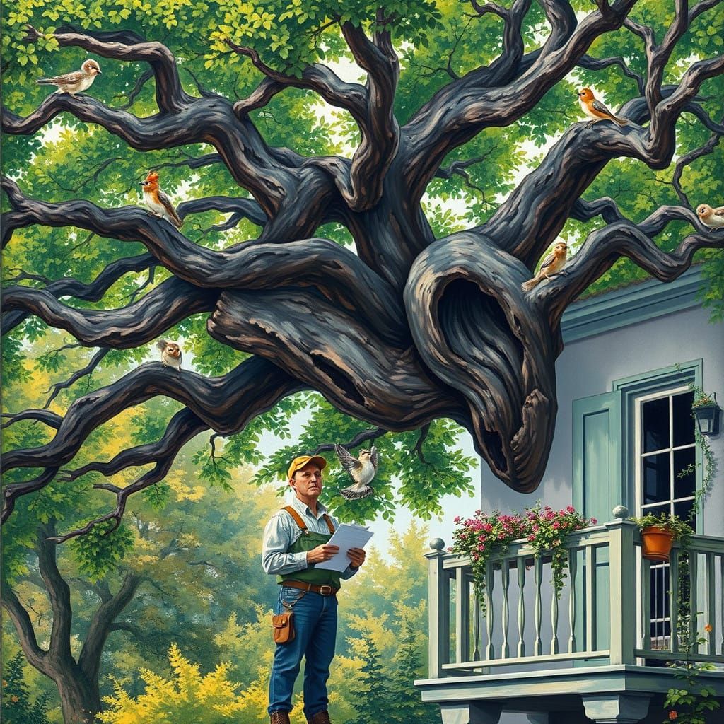 A Gardener Declares an Ancient Tree Hazardous to Health