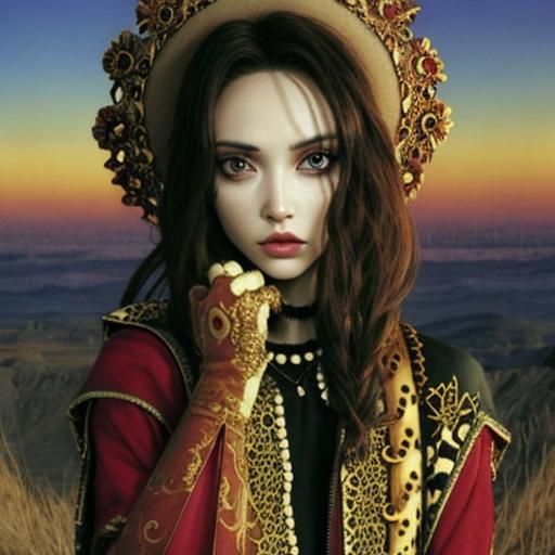 AI Image Art Nouveau Interpretation