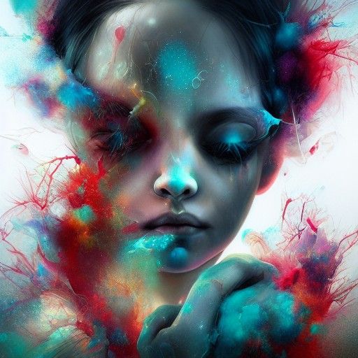 Sorrowful Loss: A Moody Digital Illustration