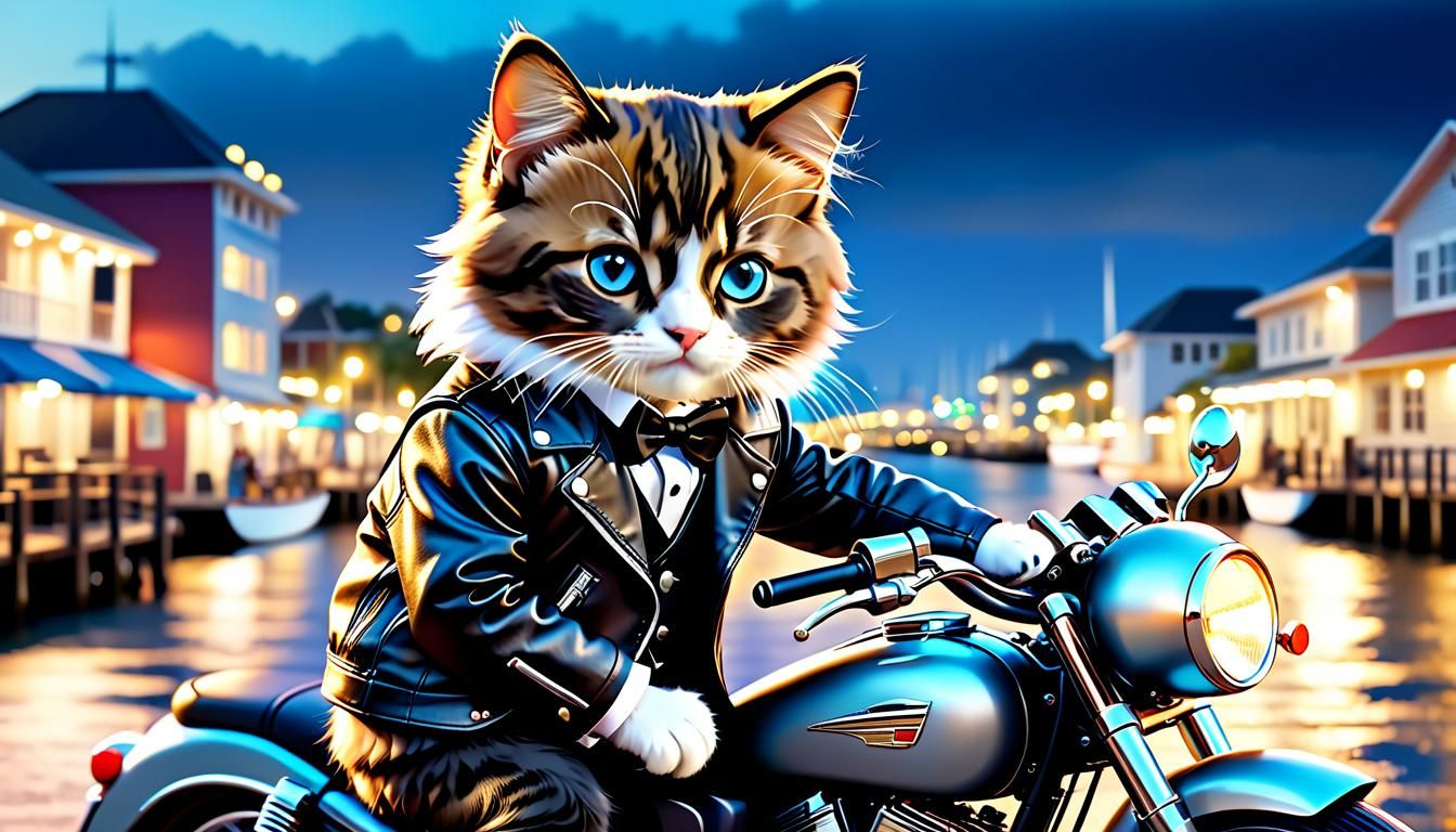 Chibi Kitten as Rebel Without a Cause