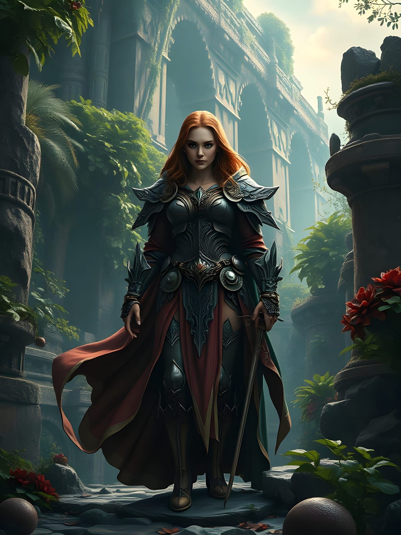 Epic Fantasy Mercenary Concept Art