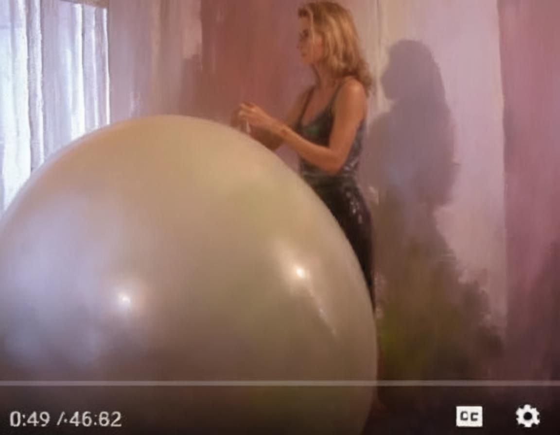 Fantasy Portrait Under a Giant Weather Balloon