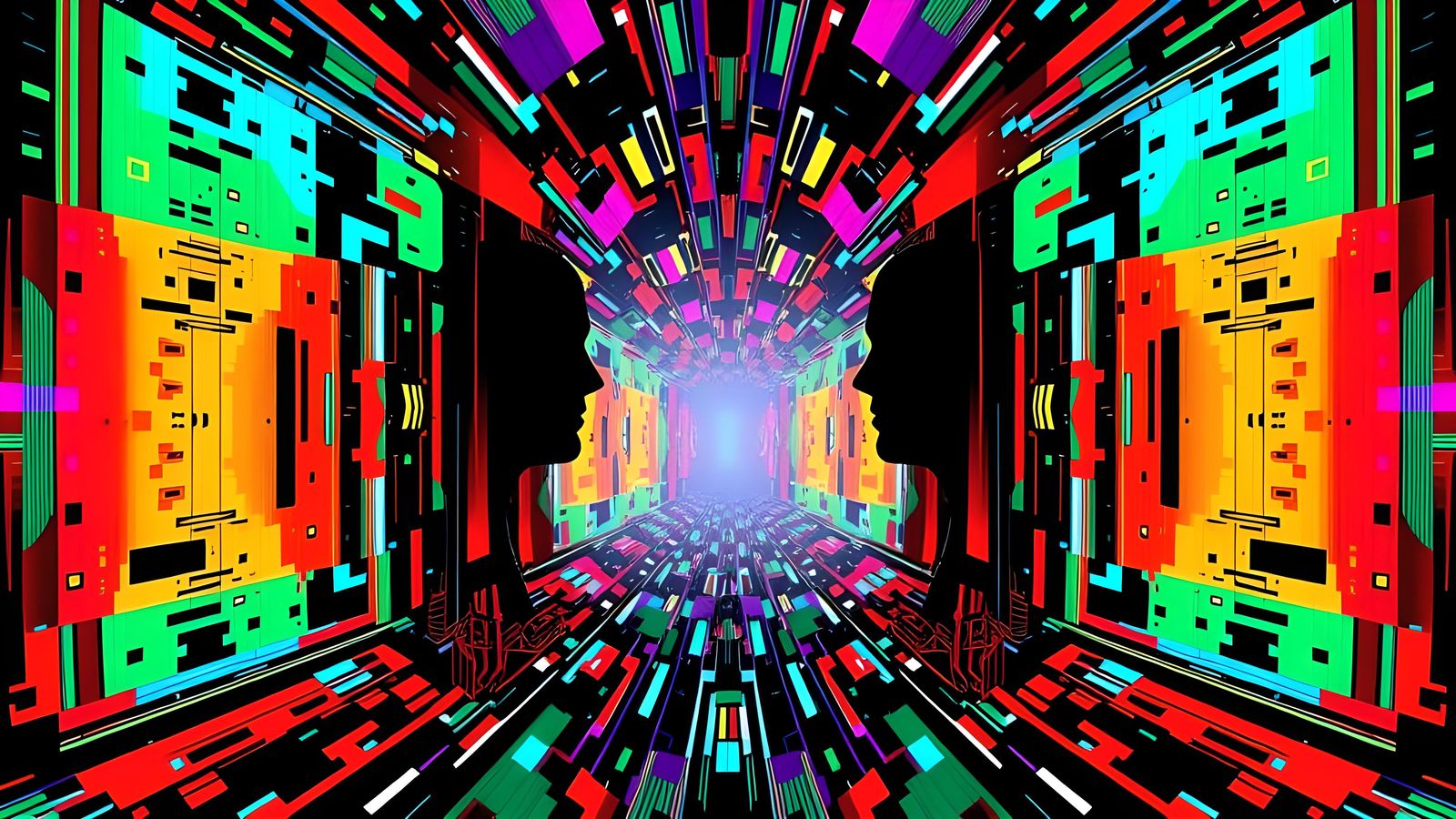 Corrupted People in Evolving Visual Pattern