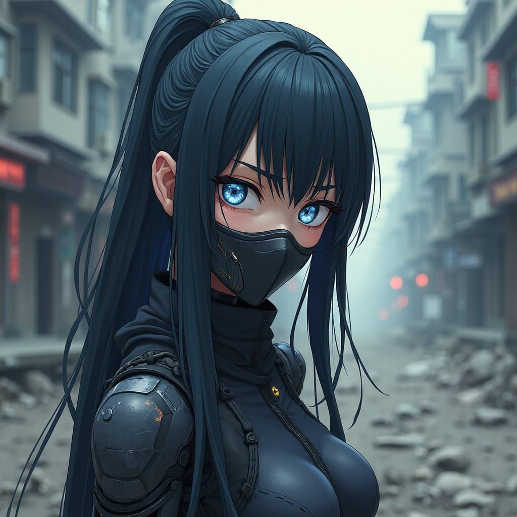 Anime cyborg ninja...