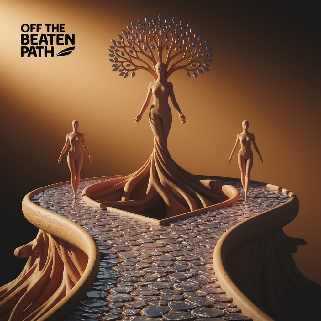 Sacred Goddess of Harmony Merges Two Paths