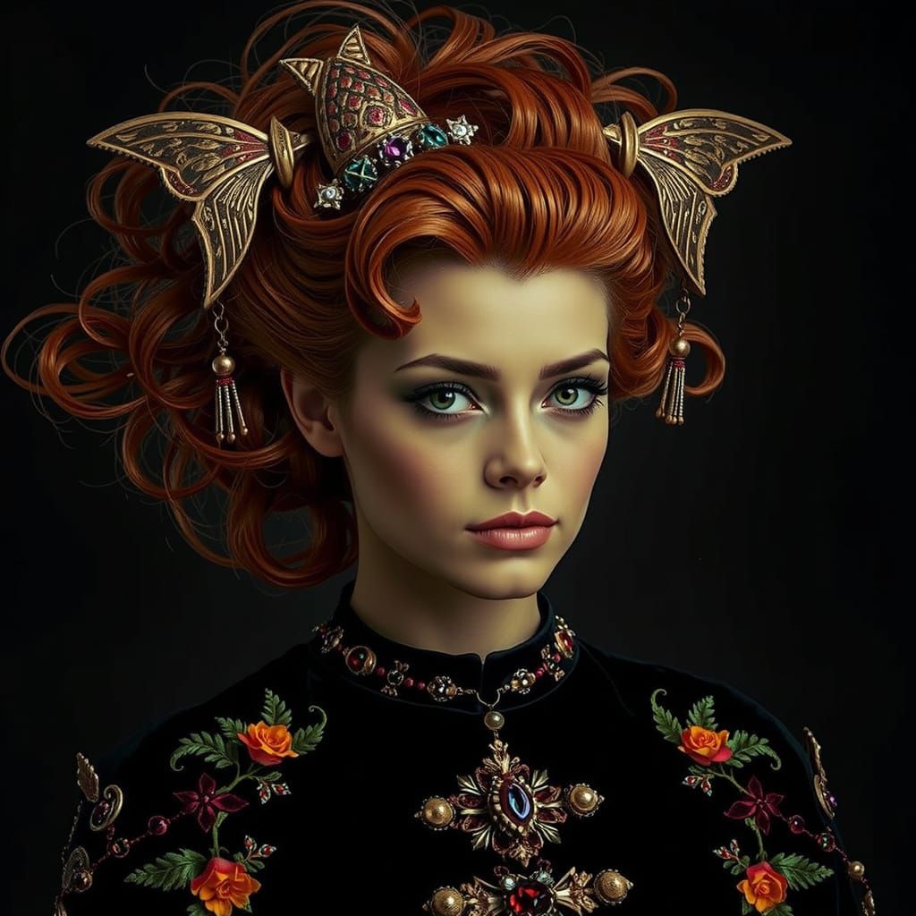 Vibrant Geometric Patterns in Photorealistic Style