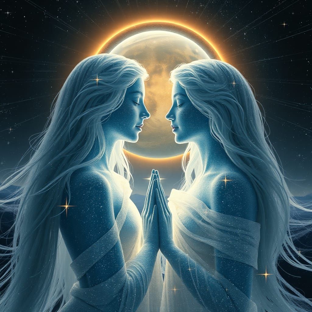 Ethereal Starseeds Teaching Peace in Cosmic Splendor