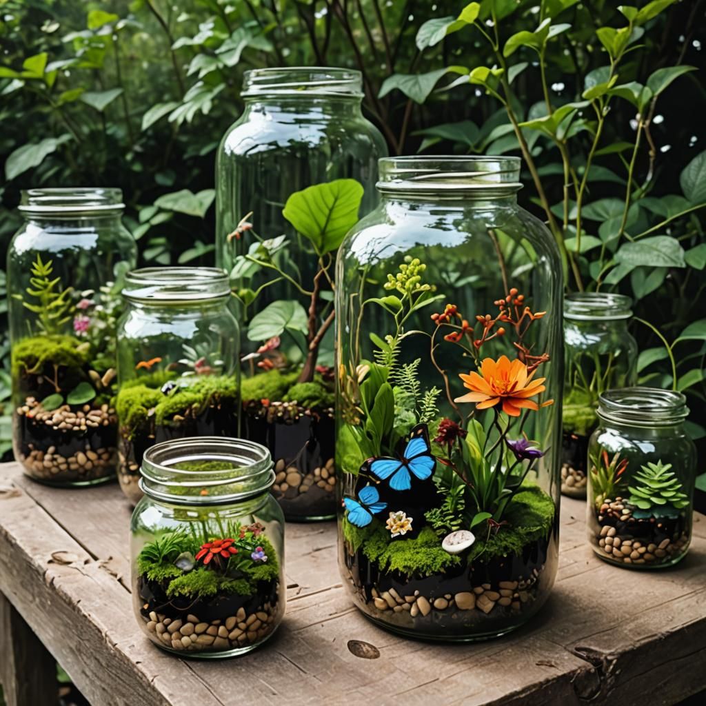 Nature in a Jar: A Miniature Ecosystem