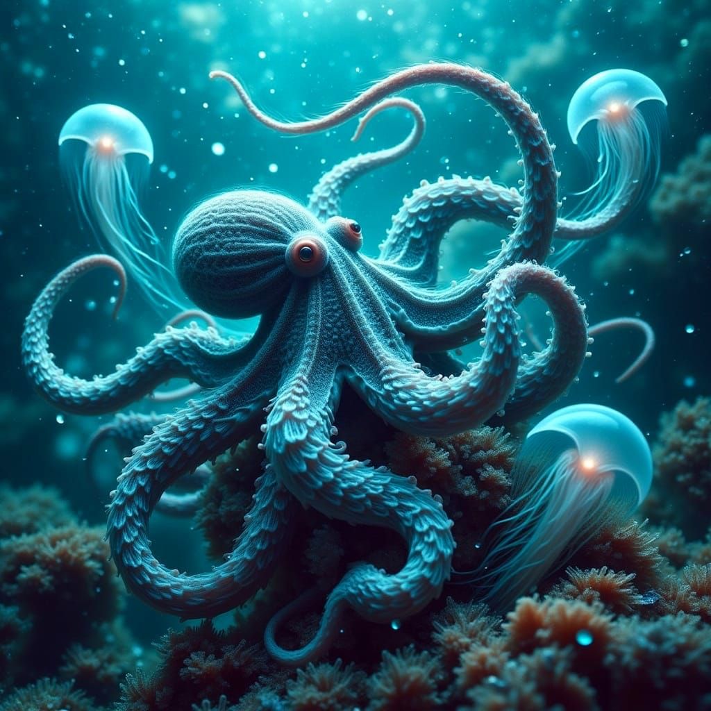 Underwater Realm of Turquoise Majesty