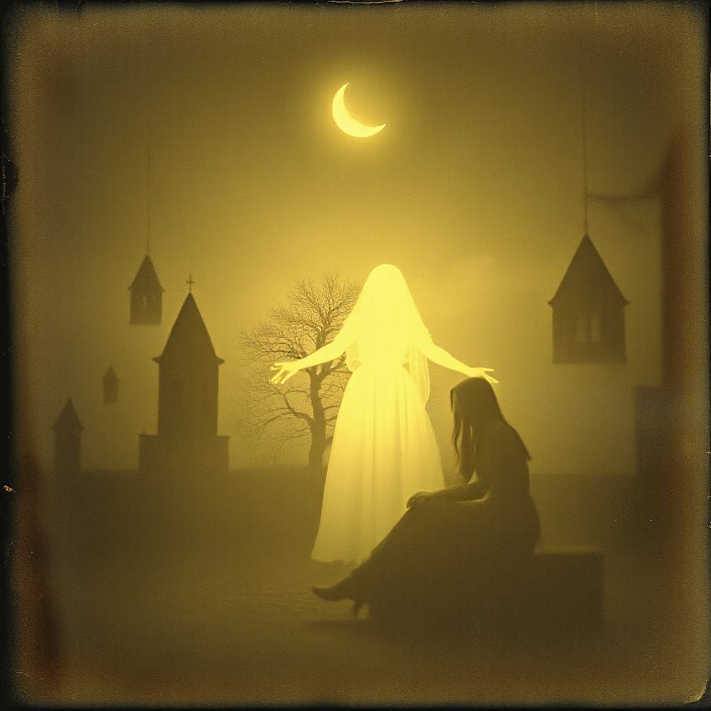 Surreal Dystopian Fairytale Romance in Vintage Photograph