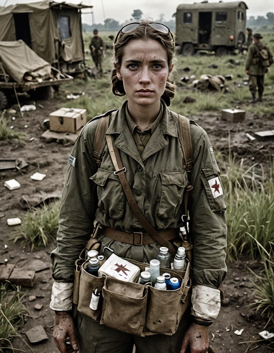 Battle-Hardened Medic Ready at Field Hospital
