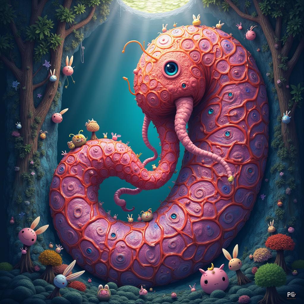 Intestine as Iridescent Fantasy Realm