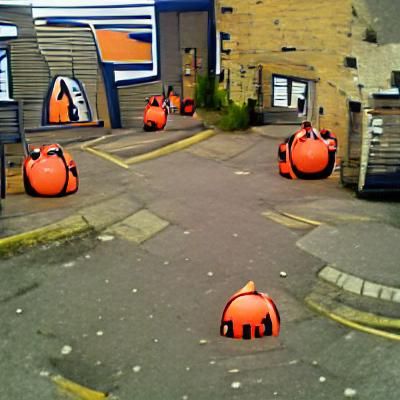 Space Hopper Armada in Deep Space