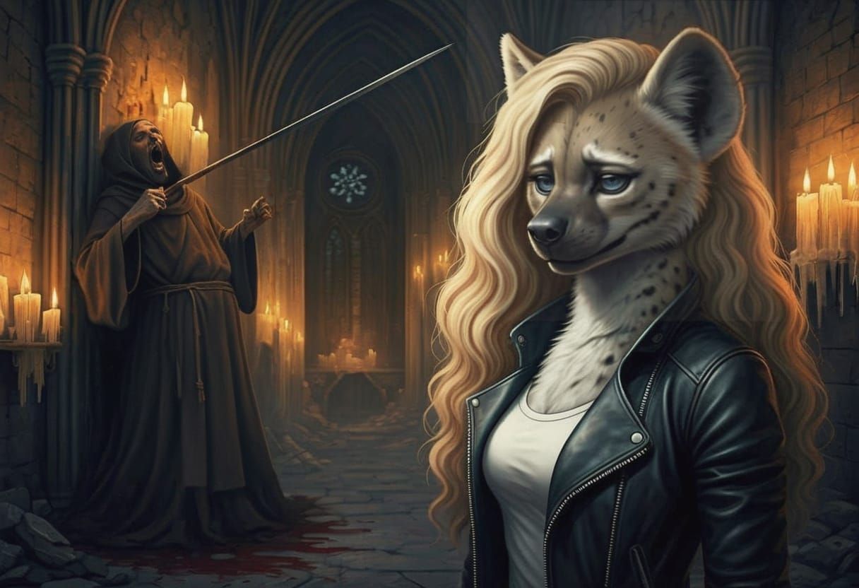 Dark Fantasy Horror Scene in Photorealistic Style