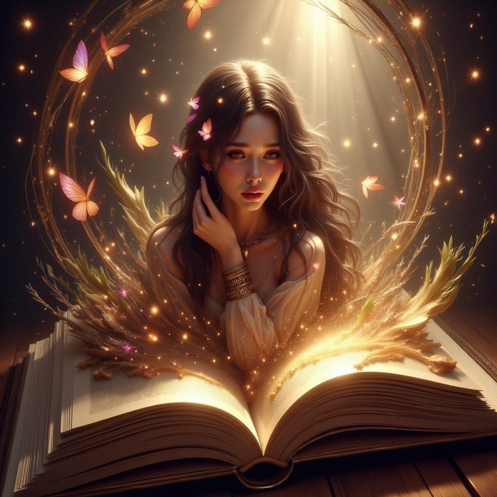 A Woman Restored by Christ's Touch in a Dusty Landscape