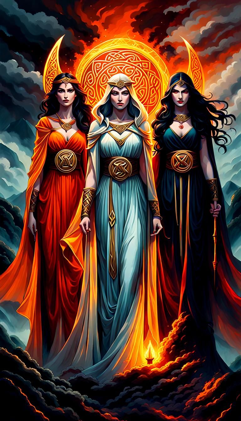 Celtic Goddesses of War and Fate