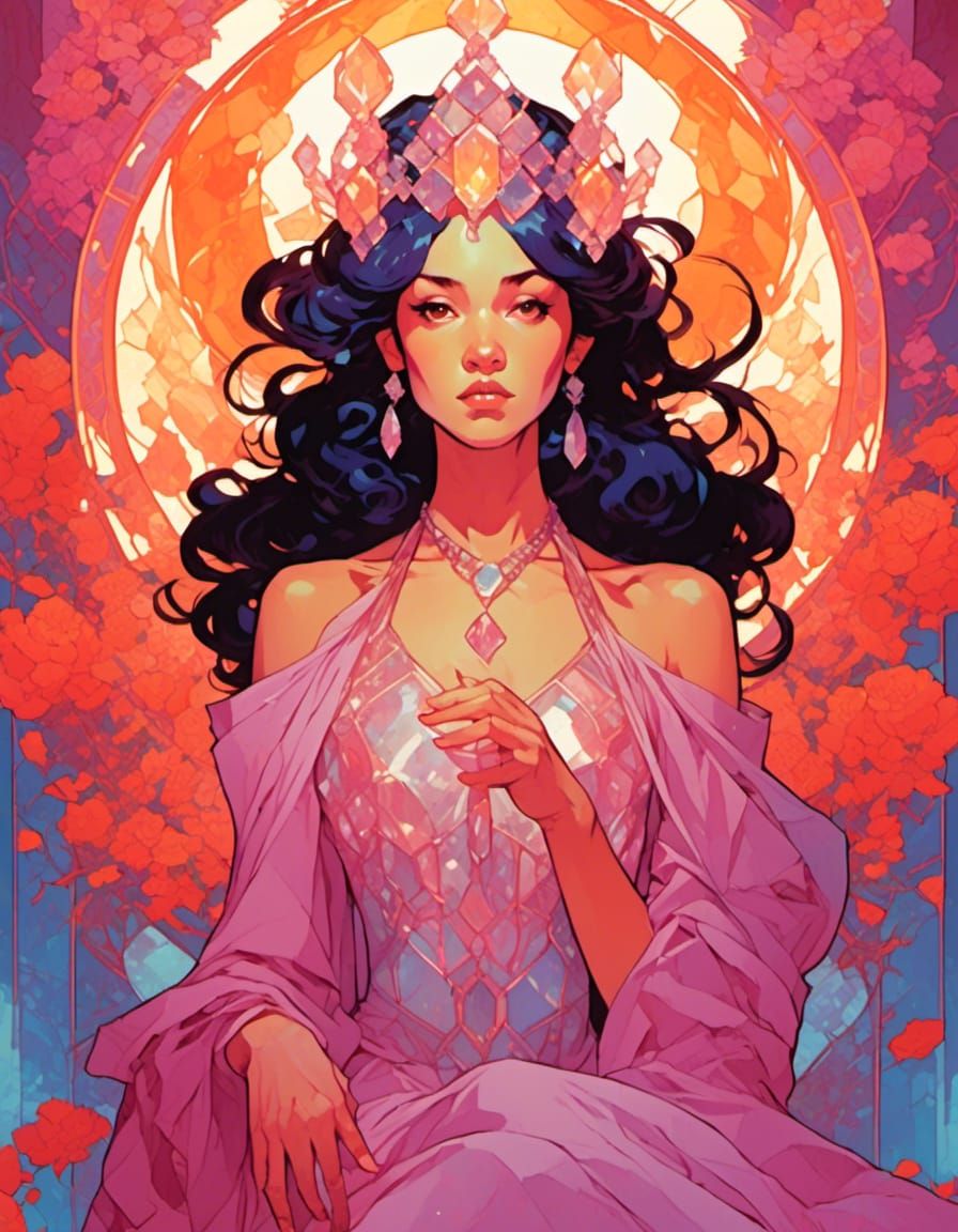 Gemstone Princess in Crystal Throne Room