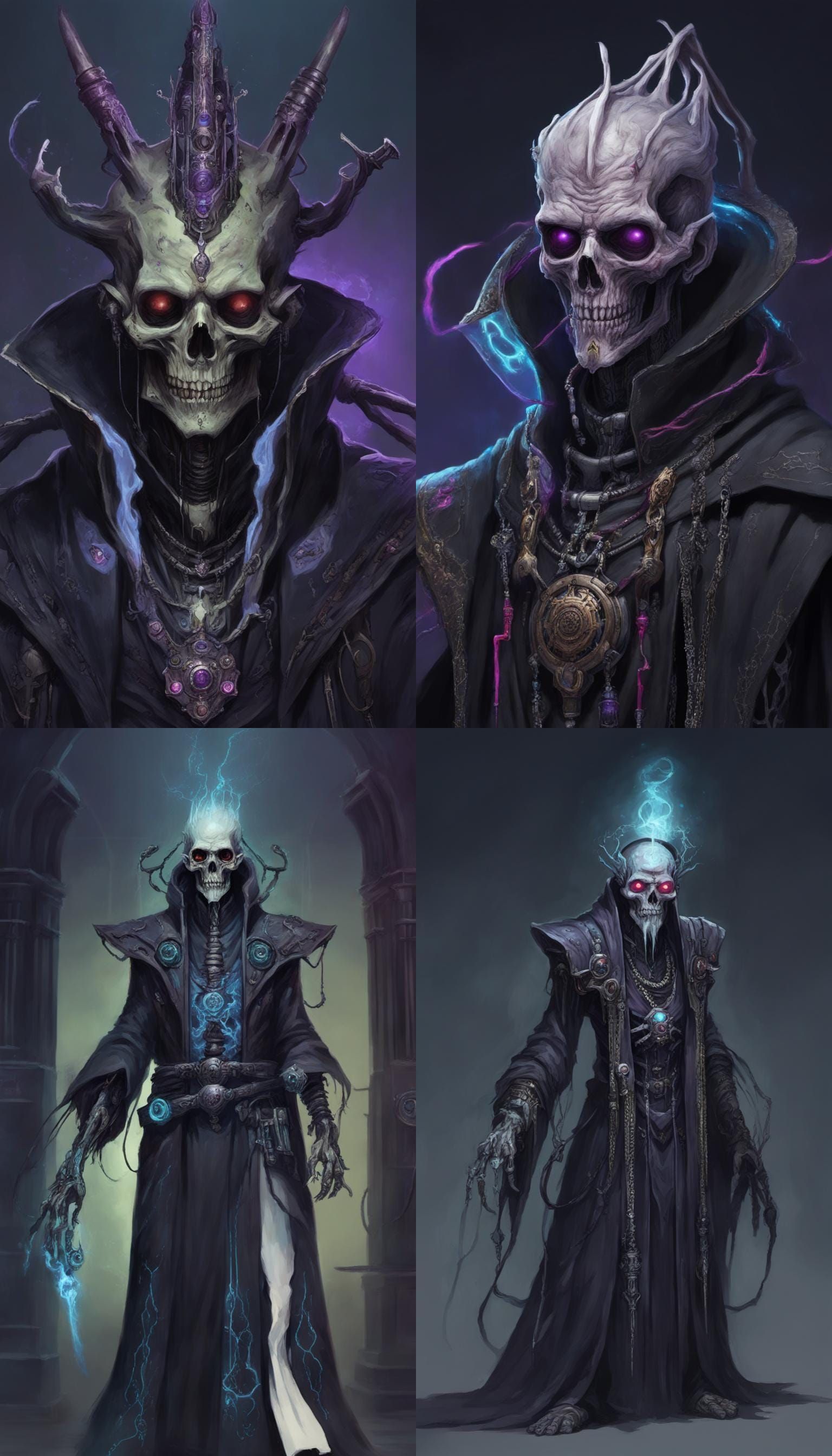 A cyberpunk elder lich