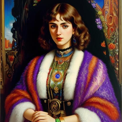 Photorealistic Oil Painting in Abstract Style