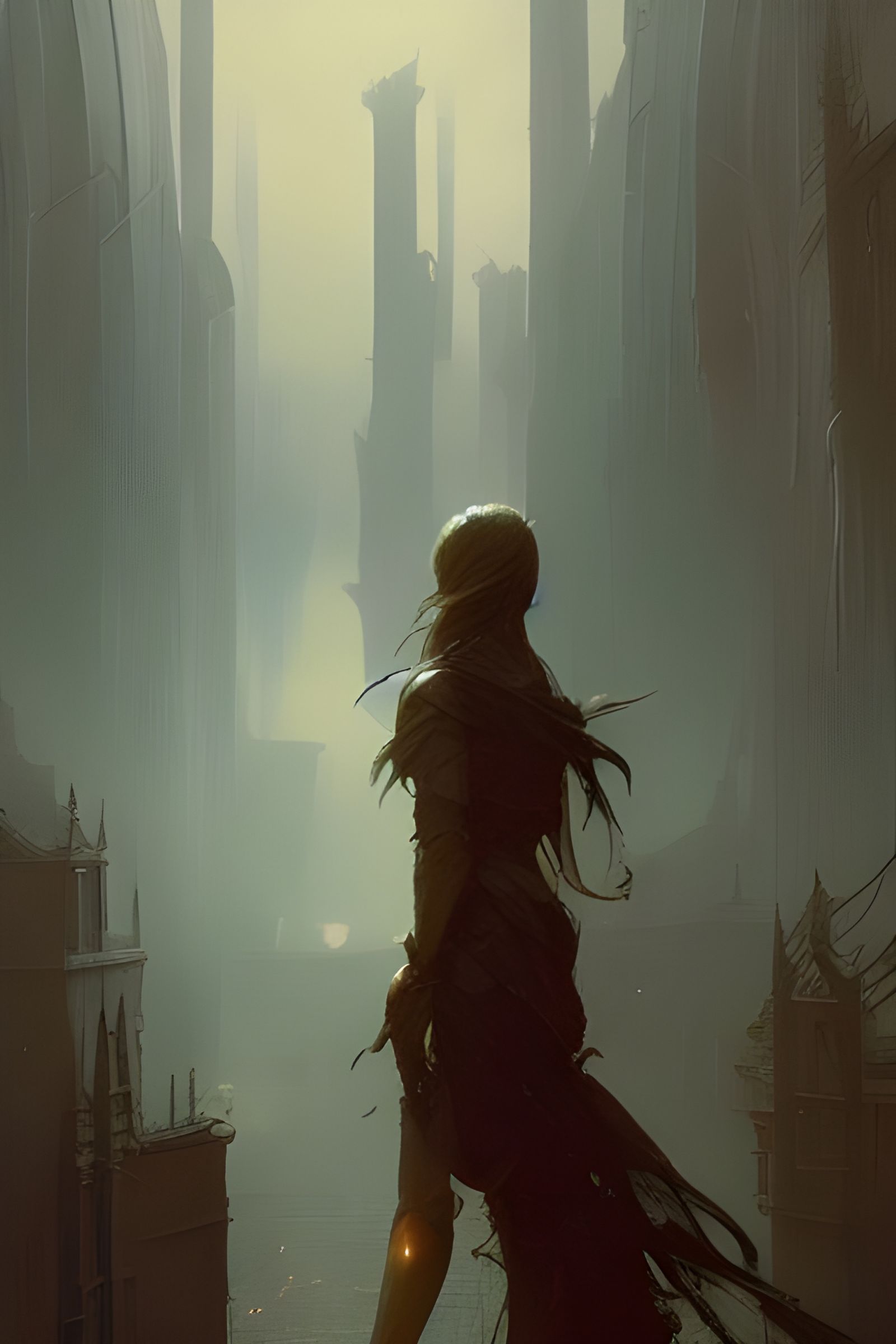 Atmospheric Fantasy Book Cover Art