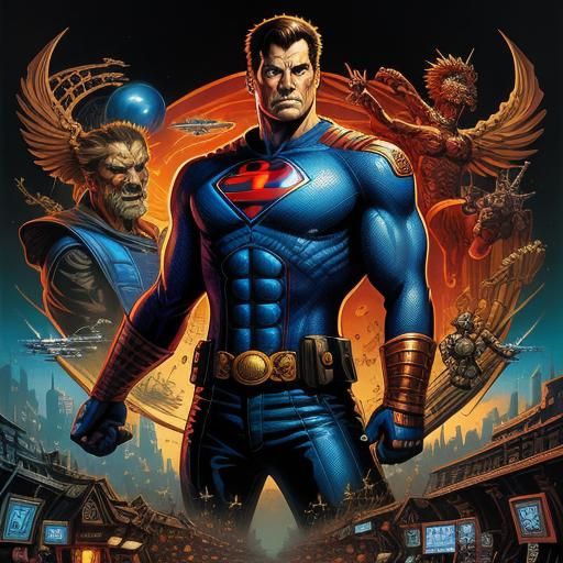 Dynamic Comic Book Art: World of the Internet