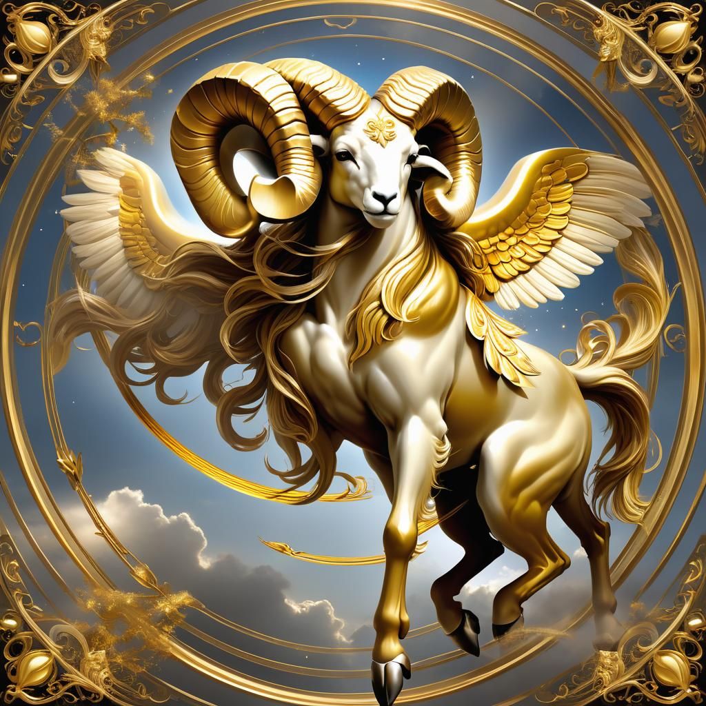 Mythical Angel Inspired by Ancient Greek Legends