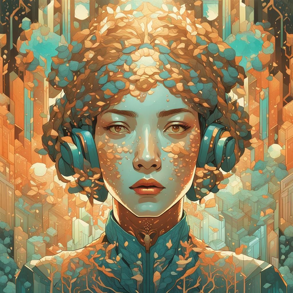 Detailed Portrait with Dynamic Lighting