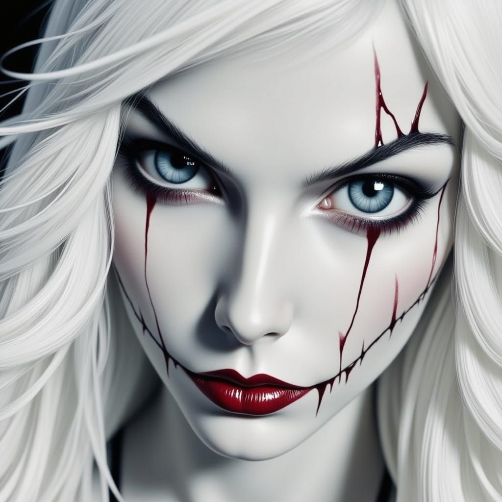 Gothic Punk Vampire Devil Portrait