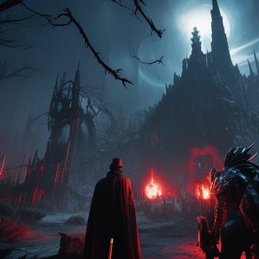 Eldritch Elemental Horror Emerges from Gothic Castle