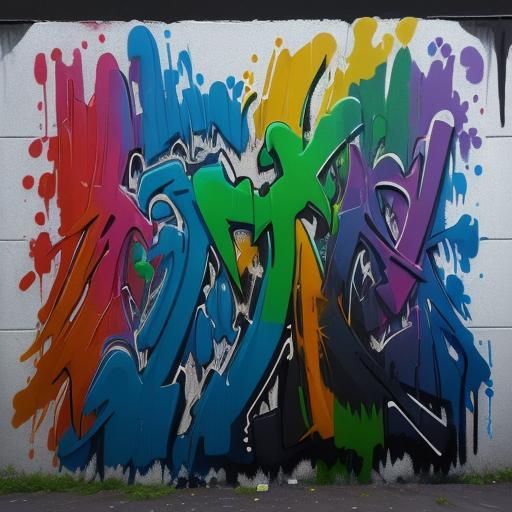 Graffiti Art Depicting Immigration to Ireland