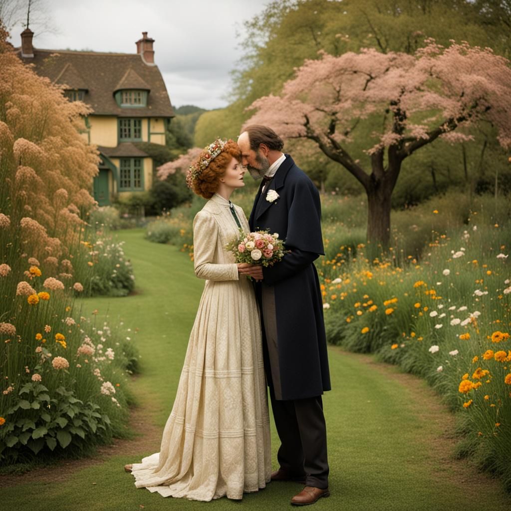 Margaret Schlegel at Howards End, Klimt Style