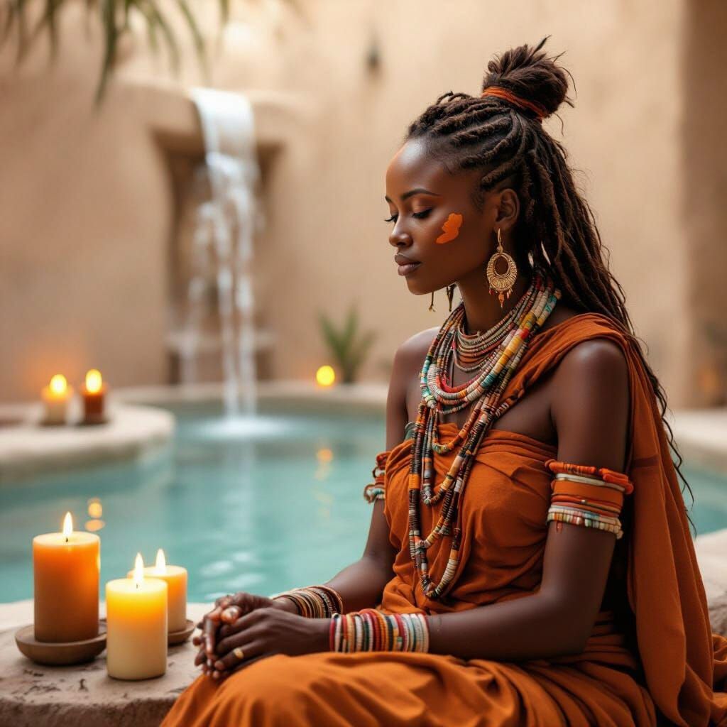 Himba Woman: Ochre Ritual to Modern Spa