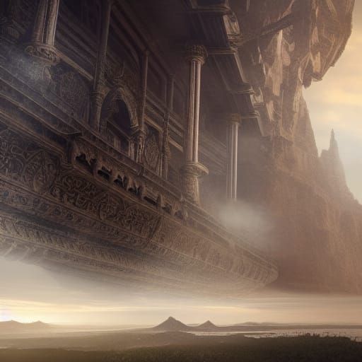 Epic Cinematic Painting of Joshua