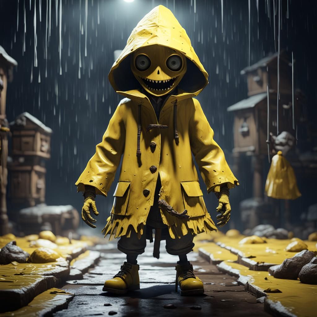 Six from Little Nightmares in 3D Cinematic Style