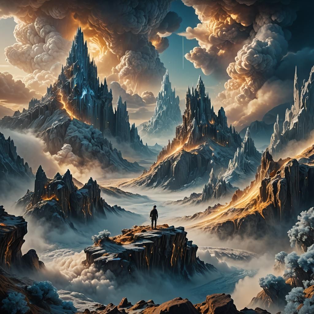 Dream Sculptor Creates Ethereal Dreamscape in Digital Painti...