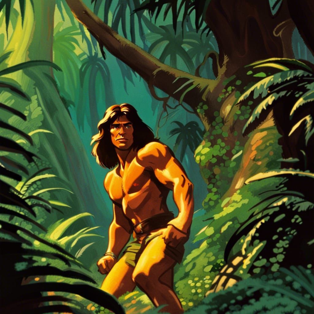 Tarzan Movie Poster: Rumble in the Jungle, 70s Style