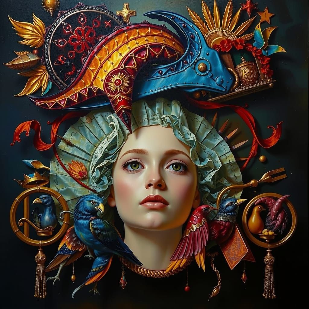 Allegory of Beauty and Truth Masterpiece Painting