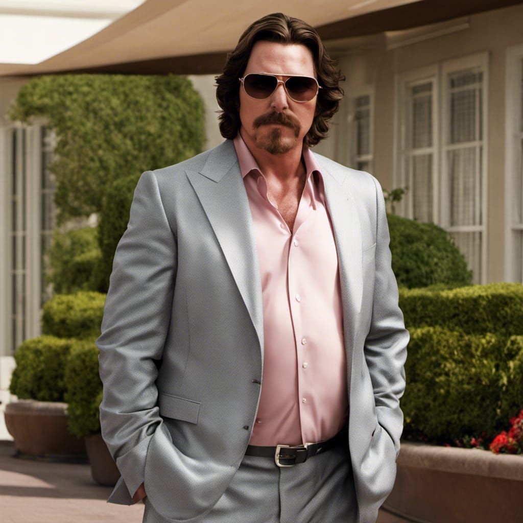 Christian Bale as Irving Rosenfeld in American Hustle
